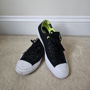 Black and White Converse Shoes